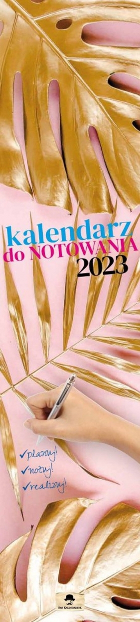 Kalendarz 2023 ścienny paskowy do notowania