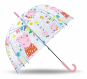 Parasolka Peppa Pig przezroczysta, 48 cm