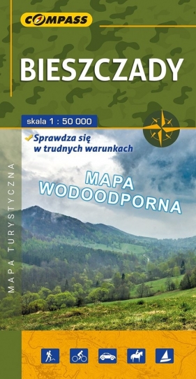 Bieszczady mapa ultraodporna 1:50 000