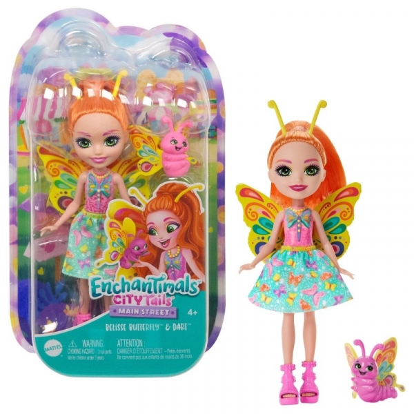 Lalka Enchantimals Motyl + figurka (HKN12)