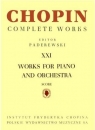 Utwory na fortepian i orkiestrę, CW PWM Fryderyk Chopin