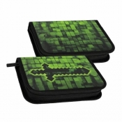 Piórnik 1zamek 2klapki bez wyposażenia Pixel