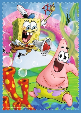 Puzzle 4w1 SpongeBob i Patryk (34264)