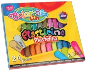 Plastelina 24 kolory Colorino Kids (42642PTR) (Uszkodzone opakowanie)