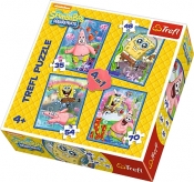 Puzzle 4w1 SpongeBob i Patryk (34264)