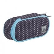 Saszetka Mybaq Pink Dots - szaro-niebieski (400117239)