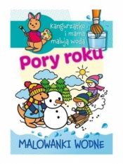 Kangurzątko i mama malują wodą