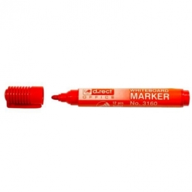 Marker permanentny 3160 czerwony (12szt) D.RECT