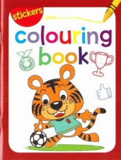 Colouring book z naklejkami. Tygrys - Praca zbiorowa