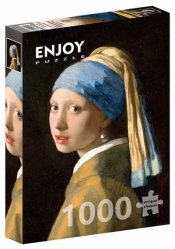 Puzzle 1000 Dziewczyna z perłą, Johannes Vermeer