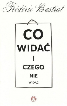 Co widać i czego nie widać - Frédéric Bastiat