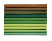 Bibuła marszczona HappyColor, 25x200cm - zielony, 10 szt.