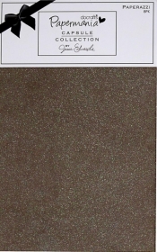 Zestaw papierów brokatowych CAPSULE LINCOLN LINEN 8 KARTEK B