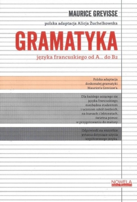 Gramatyka języka francuskiego od A do B2 - Alicja Żuchelkowska