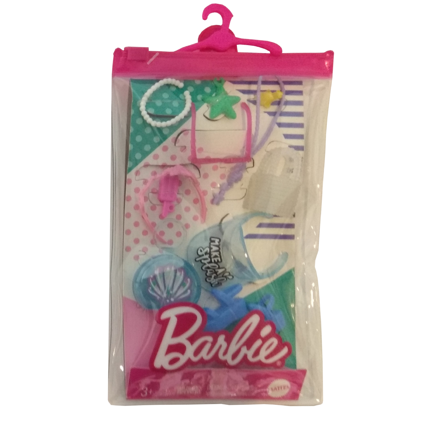 Barbie: Plażowiczka - akcesoria dla lalki (GWC28/GRC13)