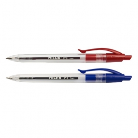 Zestaw Milan: 2 długopisy P1, ołówek grafitowy, gumka 6024, temperówka, karteczki samoprzylepne (BYM80064)