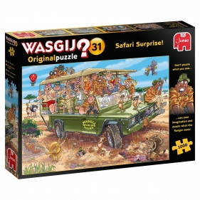 Puzzle Originalpuzzle 1000: Wasgij - Niespodziankana safari (19164)