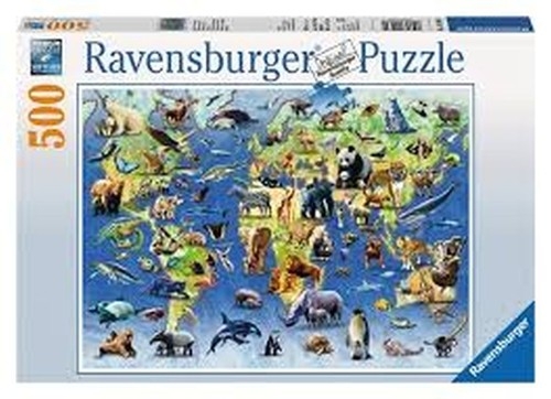 Puzzle 500 Zagrożone zwierzęta (142644)