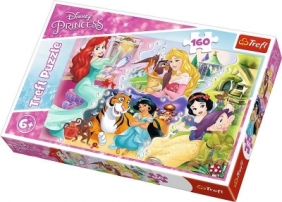 Trefl, Puzzle 160: Disney Princess - Księżniczki i przyjaciele (15364)