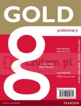 Gold Preliminary eText CB AccessCard - Clare Walsh, Lindsay Warwick