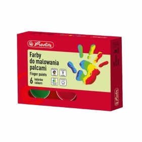 Farby do malowania palcami, 6 kol (414785)