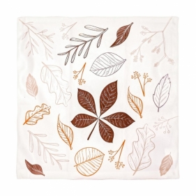 Poszewka z nadrukiem dwustronnym. Liście