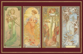 Puzzle metalizowane 1000: Mucha, Cztery pory roku (5576)