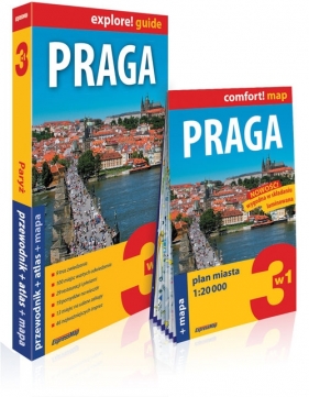 Praga 3w1 przewodnik + atlas + mapa - Byrtek Katarzyna