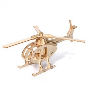 Puzzle Drewniane 3D Helikopter