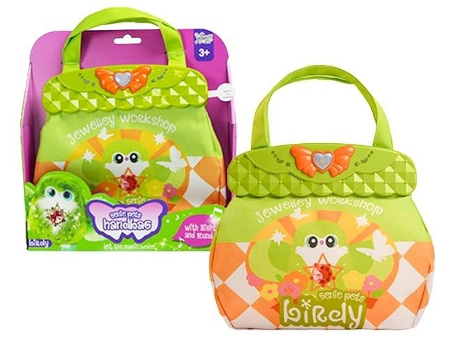 Torebka ze światłem i dźwiękiem zielona