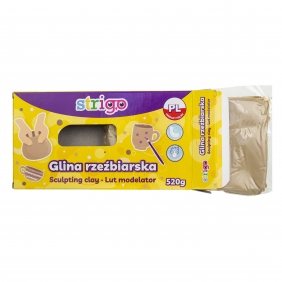 Strigo, Glina rzeźbiarska naturalna, 520g