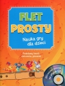 Flet prosty Nauka gry dla dzieci z płytą CD