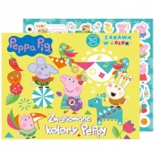 Peppa Pig Zabawa w kolory. Zwariowane kolory Peppy