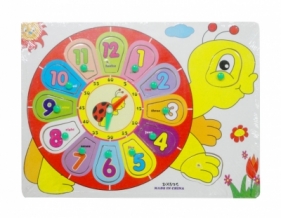 Puzzle drewniane zegar