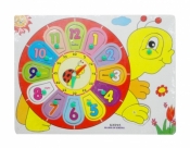 Puzzle drewniane zegar