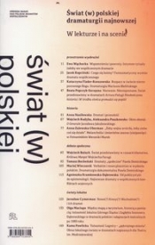 Świat w polskiej dramaturgii najnowszej