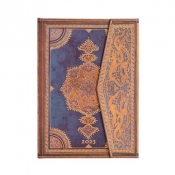 Kalendarz Paperblanks 2023 Safavid Indigo Midi Tygodniowy