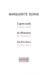 Apres midi Marguerite Duras