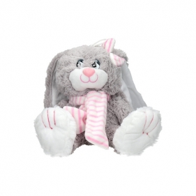 AXIOM Królik Nina z szalem 30 cm, różowy (4465)