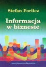 Iinformacje w biznesie Forlicz Stefan