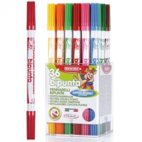 Flamaster Fibracolor dwustronny 36 kol.