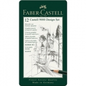 Ołówek Castell desing 12szt. opakowanie metalowe (119064)