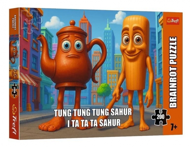 <img src='https://webimage.pl/pics/646/3/d5900511133646.jpg' style='height:440px' /> Puzzle 200 BrainRots Tung Tung Sahur