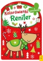 Święty Mikołaj Kolorowanka z wykrojnikiem