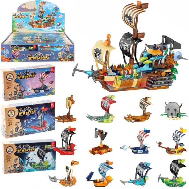 <img src='https://webimage.pl/pics/646/8/d5901353688646.jpg' style='height:440px' /> Klocki statek piracki +31el. MIX