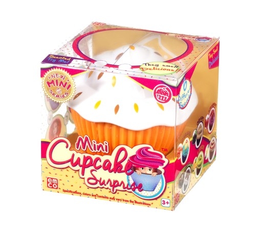 Mini cupcake Babeczka z niespodzianką pomarańczowa