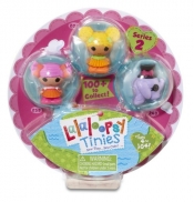 Lalaloopsy Tinies Fistaszka, Złotoplatka i słonik (531517/531647)