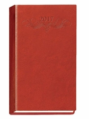 Terminarz 2017 Print tygodniowy - czerwony