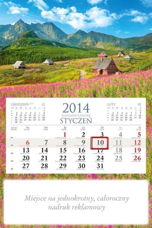 Kalendarz 2014 KM 1 Chatki