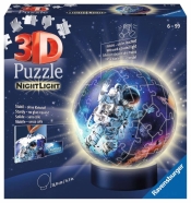 Ravensburger, Puzzle 3D 72: Świecąca kula Astronauta (11264)
